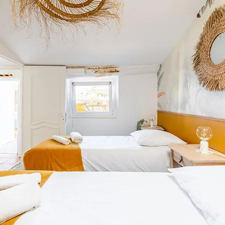 公寓 Casa Azul - Magnifique Duplex Coeur Historique 4 Avec Terrasse Vue *