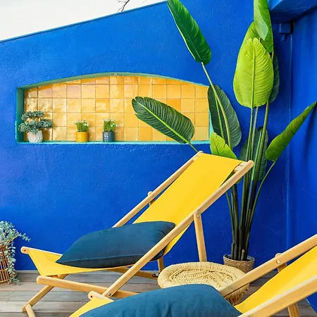 Casa Azul - Magnifique Duplex Coeur Historique 4 Avec Terrasse Vue 公寓 *